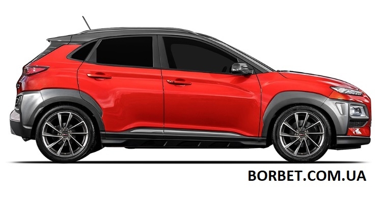 Borbet VTX для Hyundai Kona. Дизайн соответствует стилю жизни SUV.
