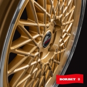 Borbet B gold rim polished