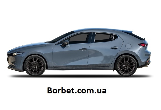 Новый размер BORBET V для удовольствие от вождения на Mazda 3.