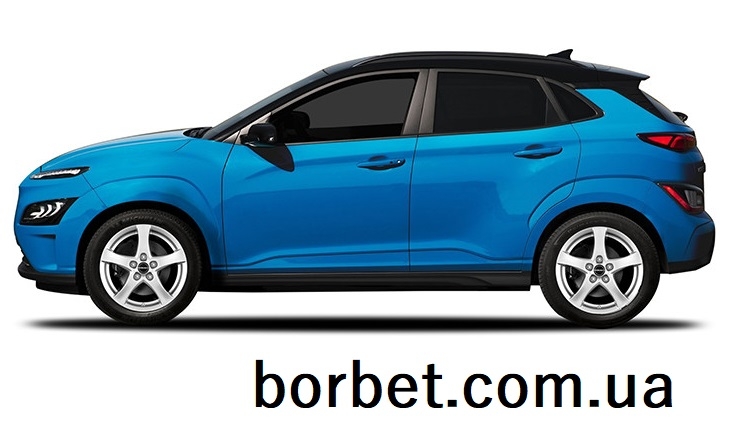 BORBET F для Hyundai Kona Elektro: F-Lift після фейсліфту